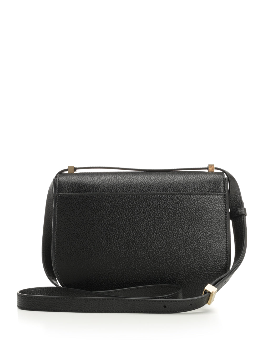 Ferragamo Double Gancini Shoulder Bags - Black | 679f5d6f4ebd187b1a2039341af314c0a06d759e