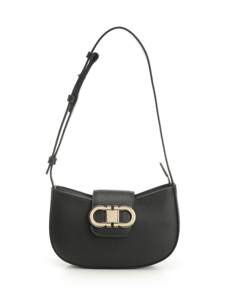Ferragamo Double Gancini Small leather goods - Black | 46f6952e2aa9ad0bc51df5530413d9646cae0f5c