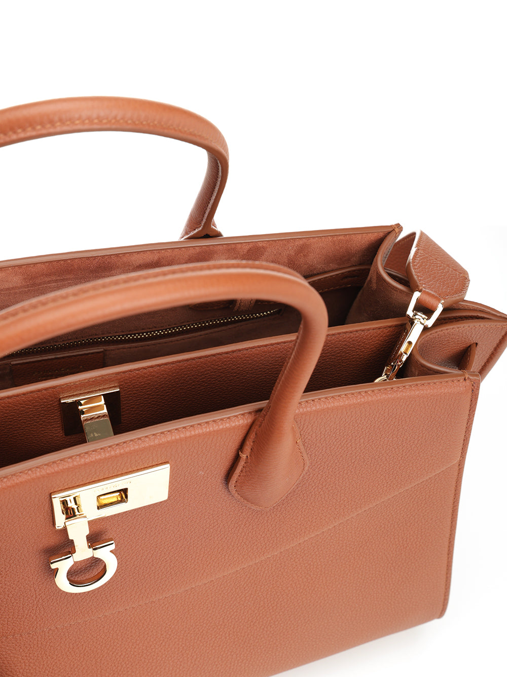 Ferragamo Top Handle Bag Handbags - Brown | 7037e16273124a976c2ff3a8d2a16f5e5fb57f91