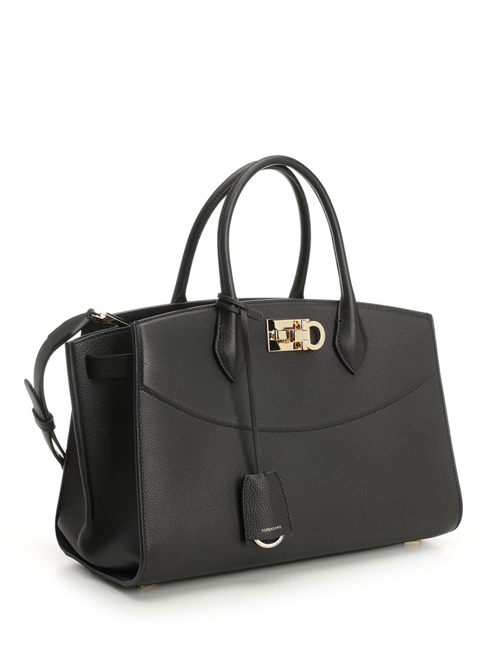 Ferragamo Top Handle Bag Handbags - Black | 233d428a367f98b7a57a9431fb0ba9f69a7064d4