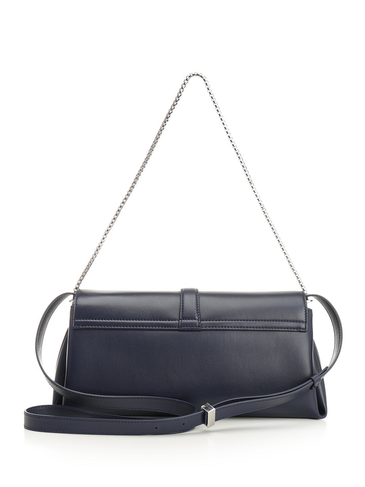 Ferragamo Shoulder Bag With Front Flap Shoulder Bags - Blue | 06dbd8a7befbe03bc45a043278845e0f5e98cfb9
