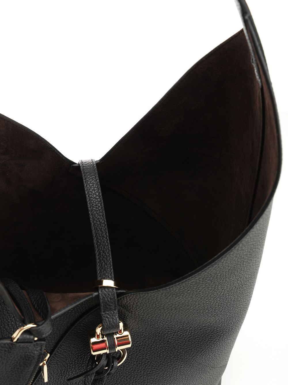 Ferragamo V-Shaped Shoulder Bags - Black | 27dfe23f0c68bf5a70ba252460b1b62c5ec09a31