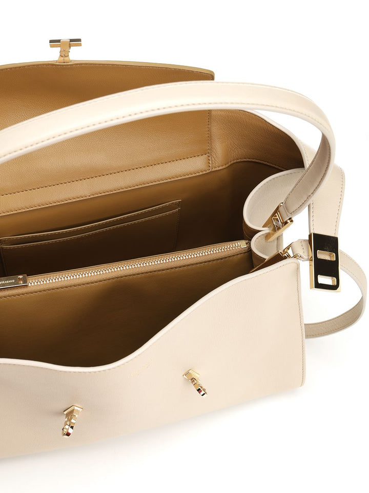 Ferragamo Hug Shoulder Bags - Beige | 6e9ee0e79a1527ff5f8f70d9be8ccc15afb3ff63