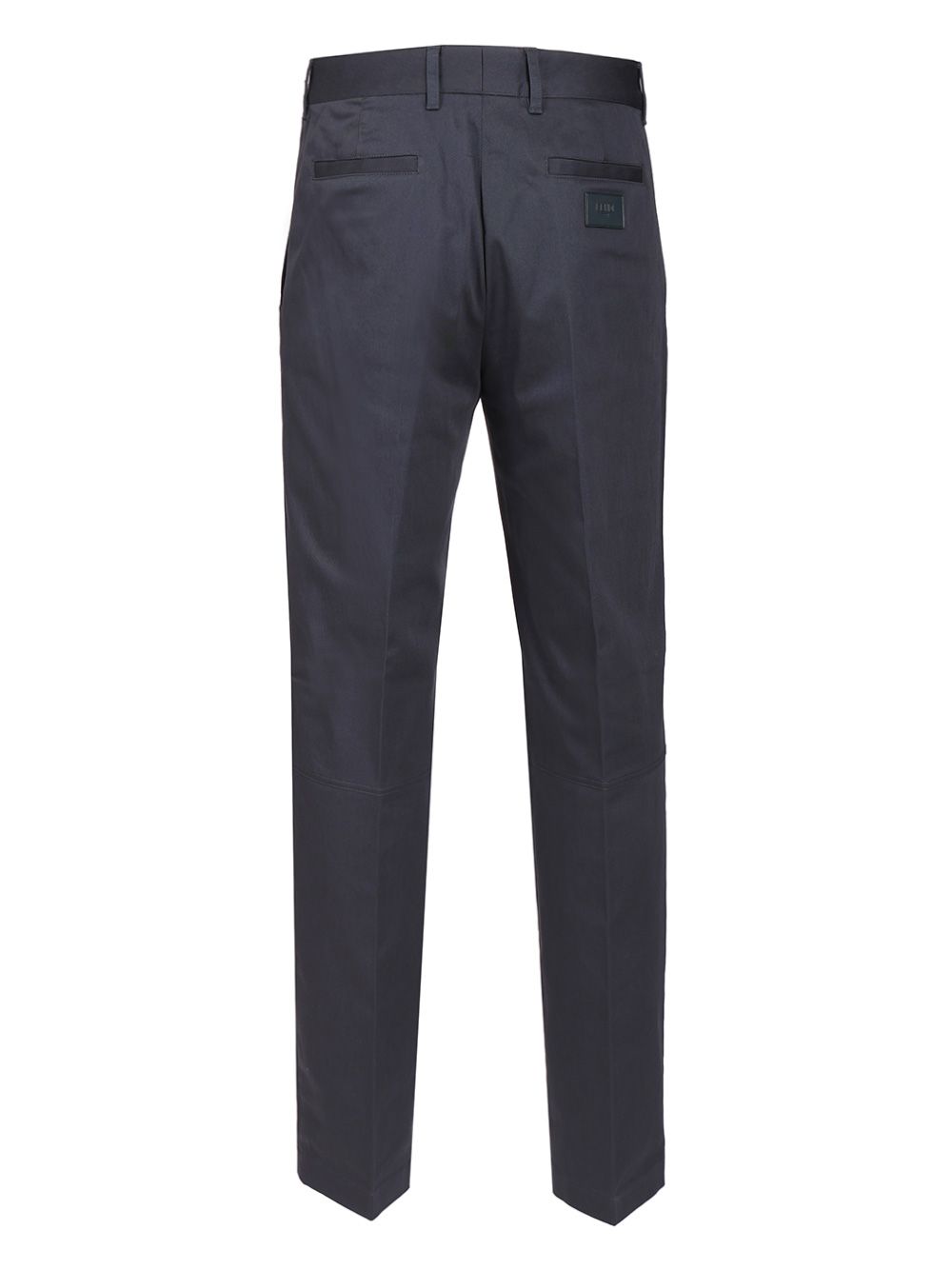 Fendi Gabardine Cigarette Trousers - Blue | ca7cd484b6866649a3a4e0e5a8e83c6b2dbc8fc4