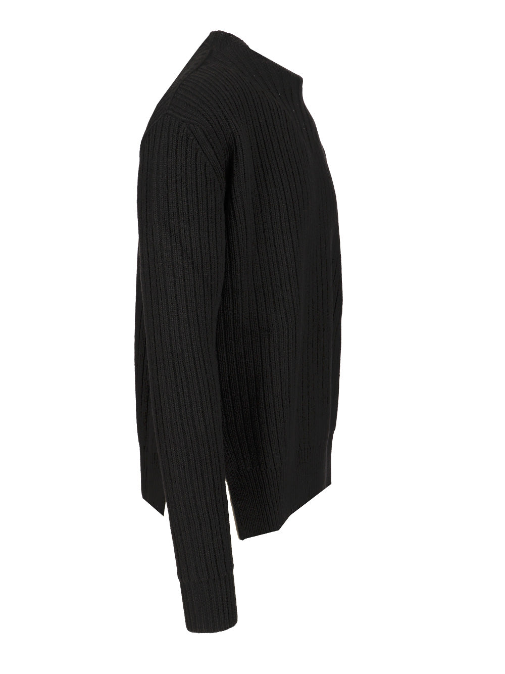 Rick Owens Fisherman's Sweater Knitwear - Black | 6595edcc9d8aac77c4c3991abd93f42047bc2874