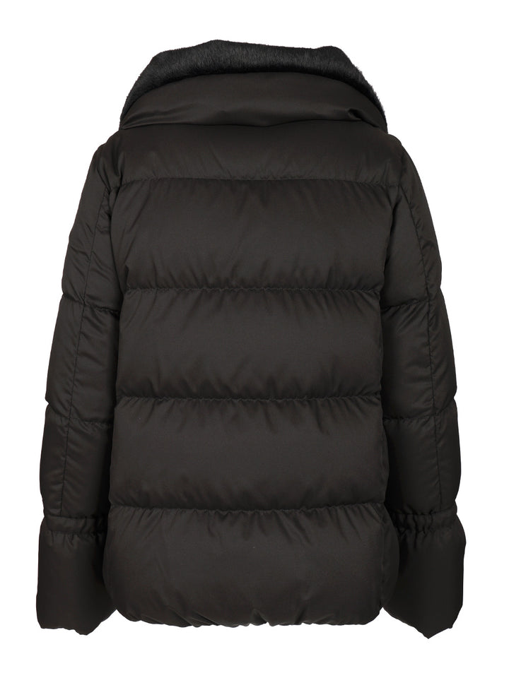 Herno Down Parka Coats - Black | ca8558fdca3ed7484094773a5508505316ecd213