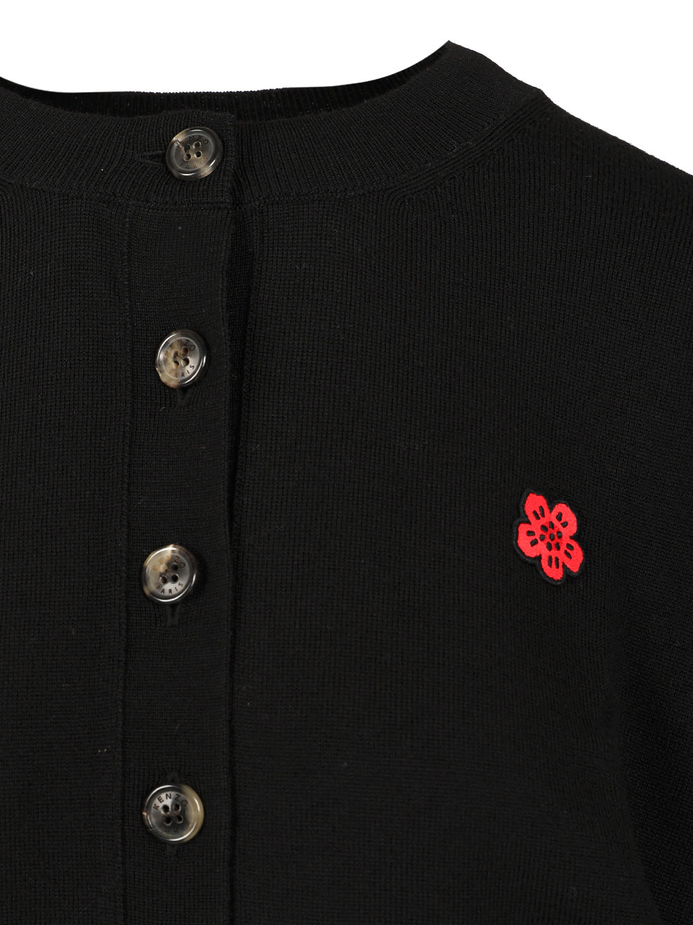 Kenzo Boke Flower Knitwear - Black | afa802e8e58ad2d3a4b80f9445adfc41a4a8d3ba