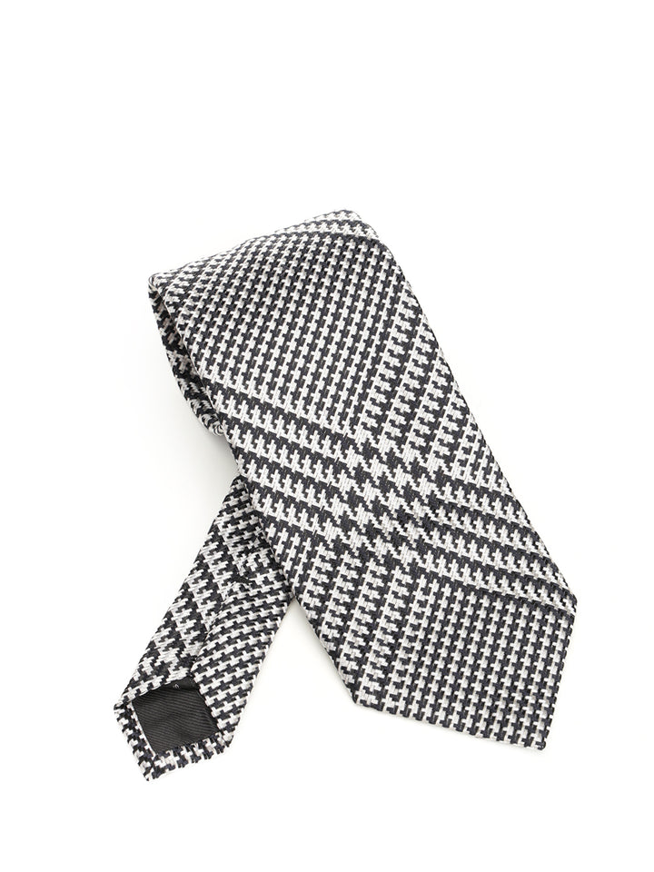 Tom Ford Prince Of Wales  Tie Ties And Bow Ties - Grey | 54410e407c5089689e4d67984a6a4fe7aae62e33