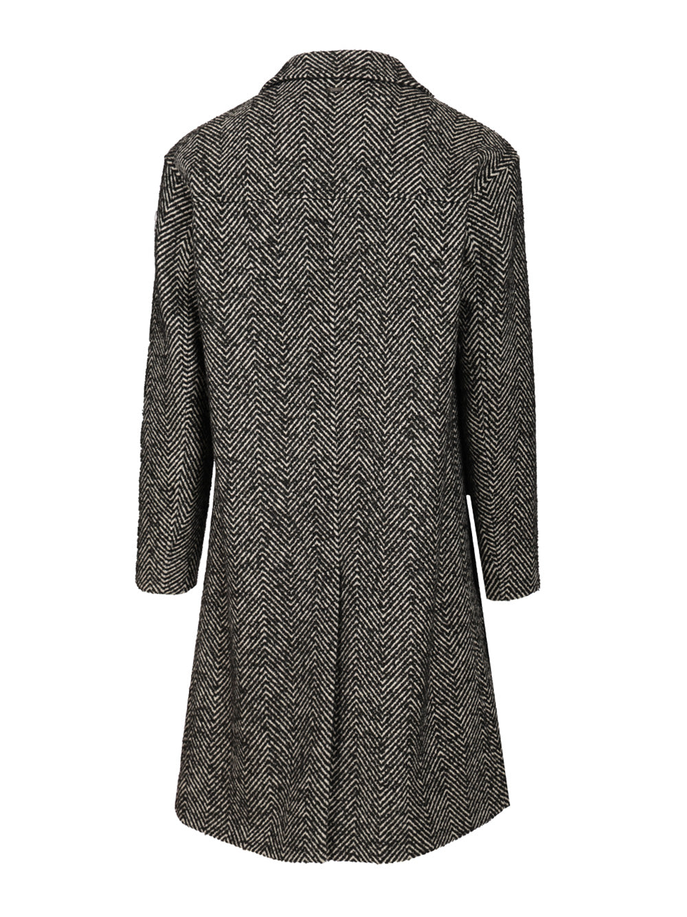 Herno Wool Chevron Coat Coats - Multicolor | 0fb784c49580dca9098552e6beec8cd177b069ea