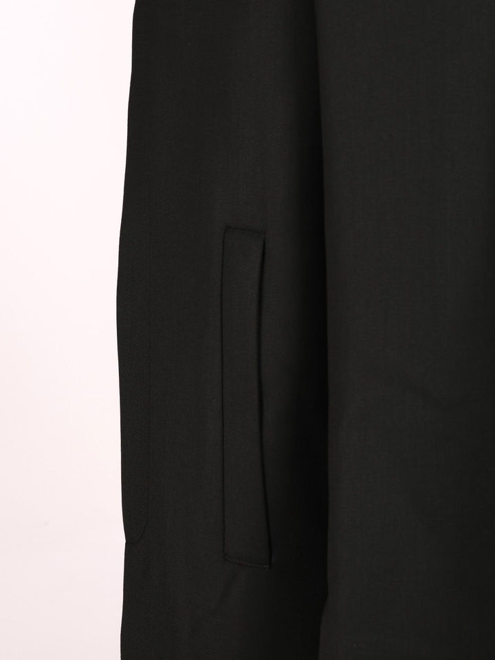 Mm6 Maison Margiela Wool Coat Coats - Black | 23133fe9a300e882e4ea782873fe8276911f2e4c