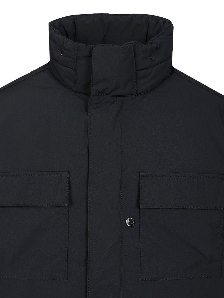 Stone Island Padded Field Jacket In Micro Twil Jackets - Blue | f03c1a650b5d2c55c65590ae4052fdd5cf29378a