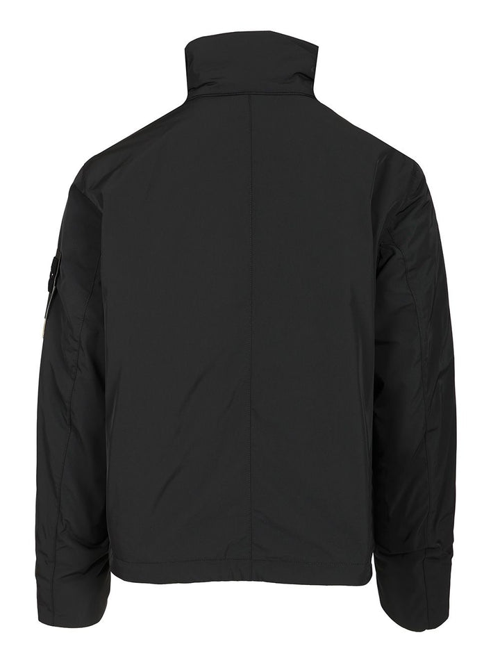 Stone Island Micro Twill Padded Jacket Jackets - Black | 2c79b5ab3dd1e8d746a151e4f641039f19ea8ca3