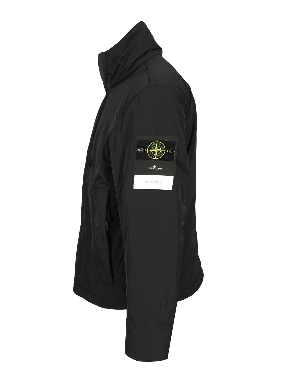 Stone Island Micro Twill Padded Jacket Jackets - Black | 532c87c4d0ffaacace574c08fa629ec18b7f9ef6