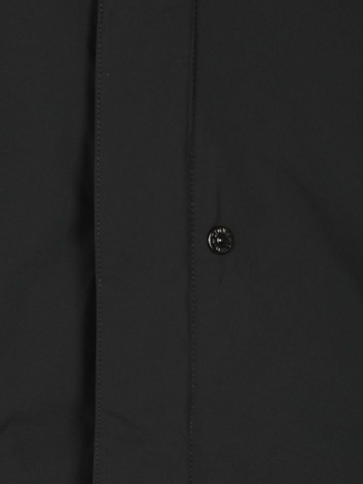 Stone Island Micro Twill Padded Jacket Jackets - Black | 0a26e23332257688bbab828bff3ea12b4bec80af
