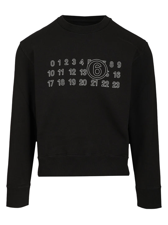 Numeric Sweatshirt Sweatshirts Black