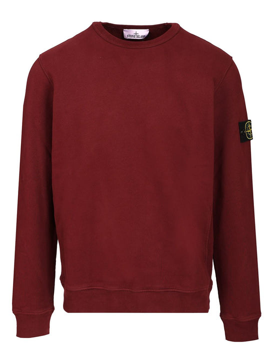 Organic Cotton Sweater Sweatshirts Bordeaux