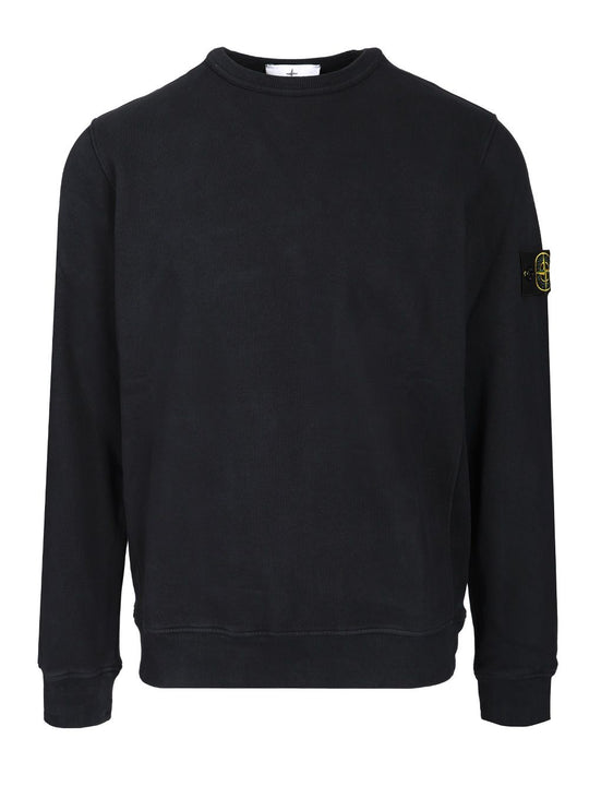 Organic Cotton Sweater Sweatshirts Blue