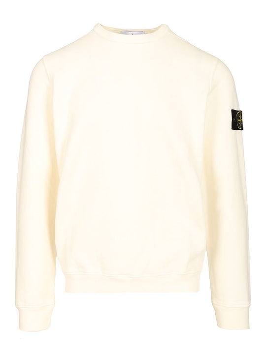 Organic Cotton Sweater Sweatshirts White