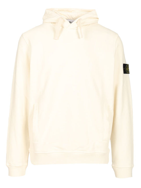 Organic Cotton Hoodie Sweatshirts White