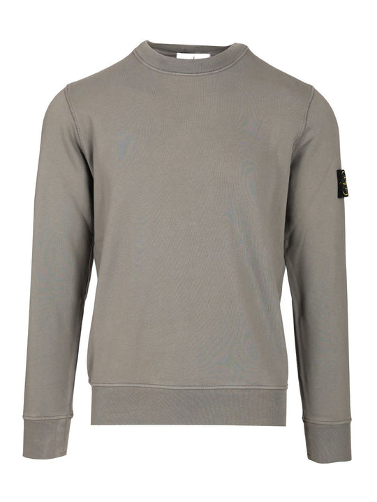 Organic Cotton Crewneck Sweatshirt Sweatshirts Grey