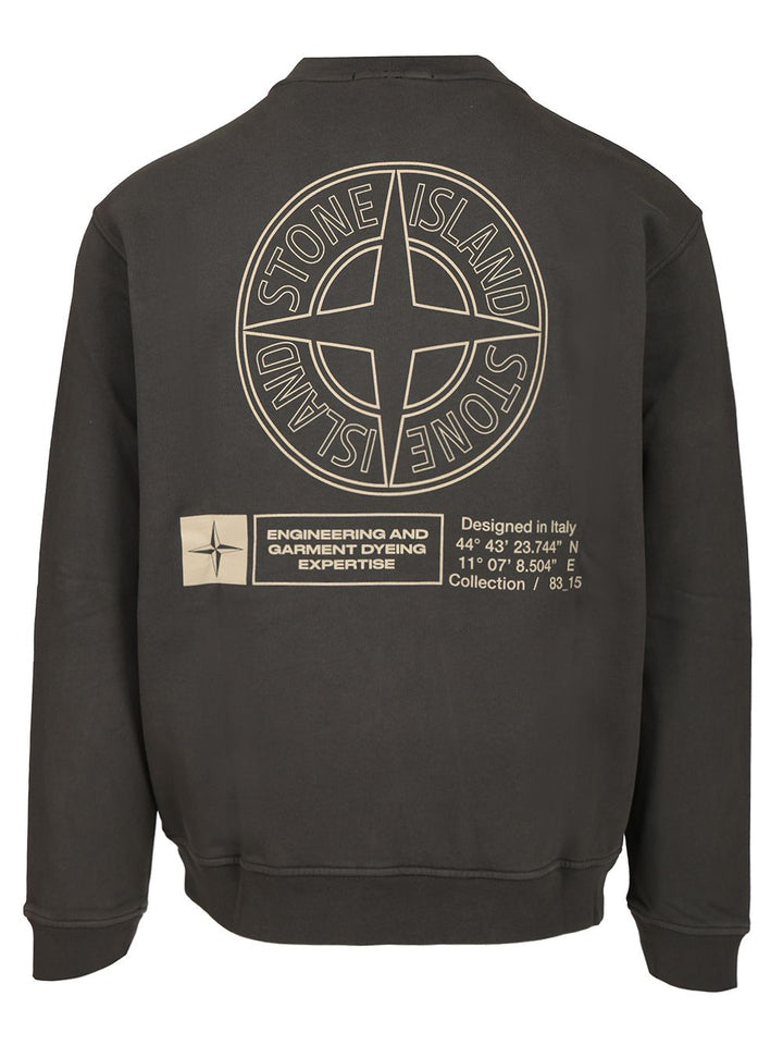 Stone Island Oversized Crewneck Sweatshirt Sweatshirts - Grey | 8aa878c86c075c34d12b0a97b9371c2d5b09f269
