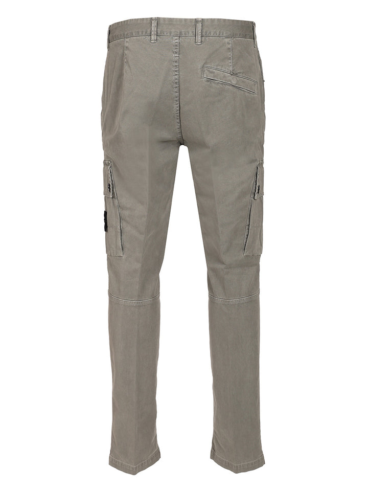 Stone Island Cotton Cargo Pants Trousers - Grey | 66d1a8d069392a83f914c792d2843e926725aa80