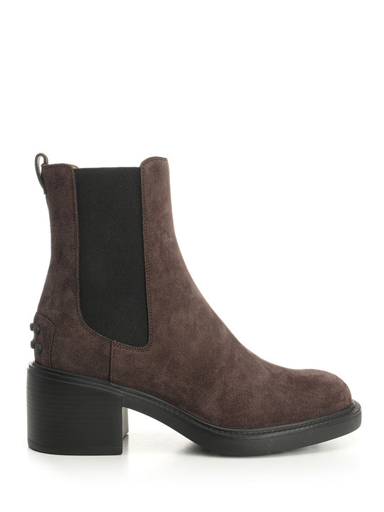 Suede Ankle Boot Boots Brown