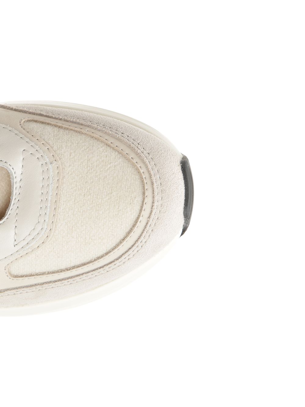 Tod'S Sneaker In A Mix Of Cloth, Suede And Nubuck Leather Sneakers - White | 284d1af6743510164bb28147aac03fea1771d355
