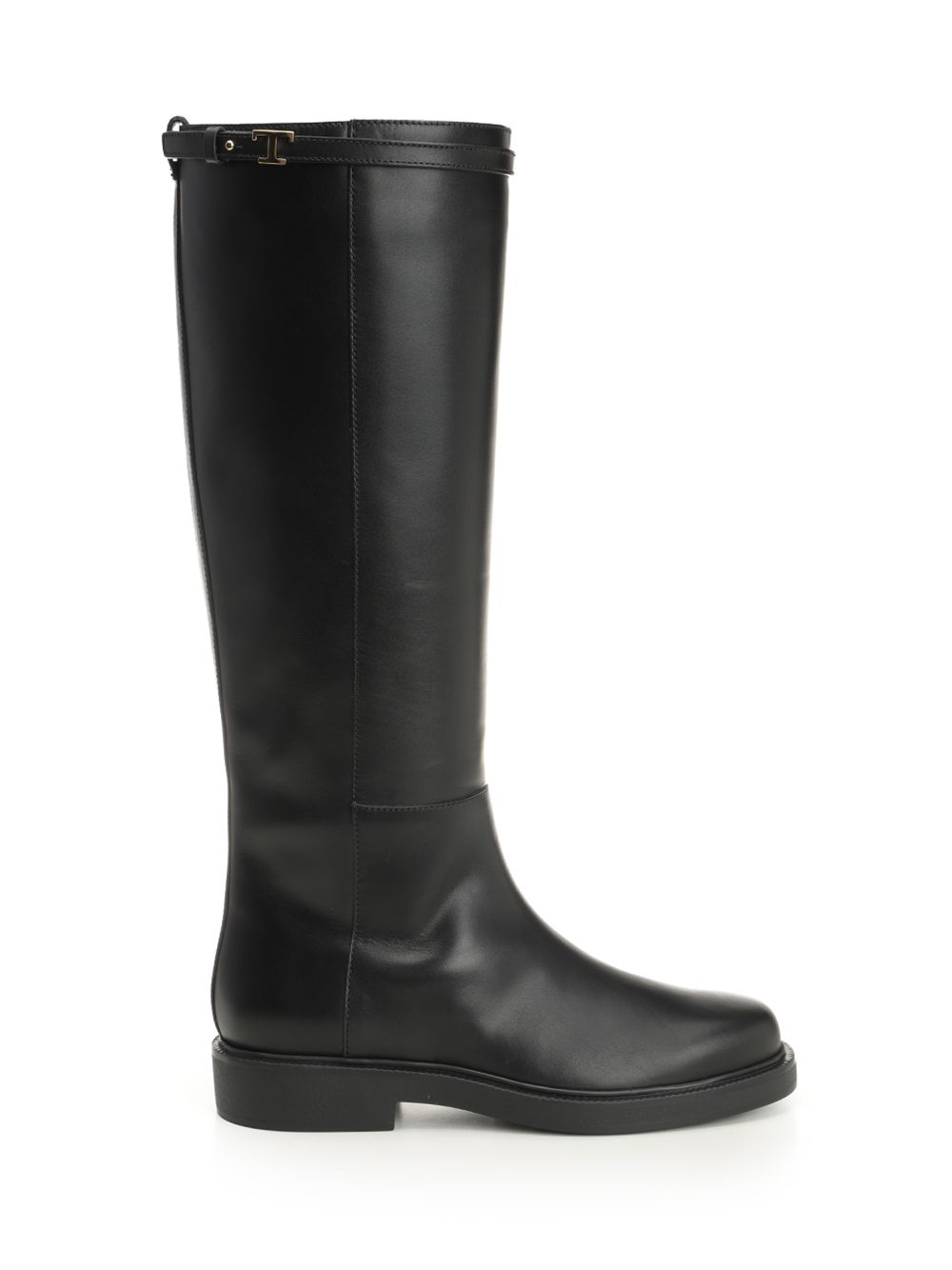Tod'S Leather Boot Boots - Black | e8e24f429b6cd2628a2766bfe8835455b4d290d2
