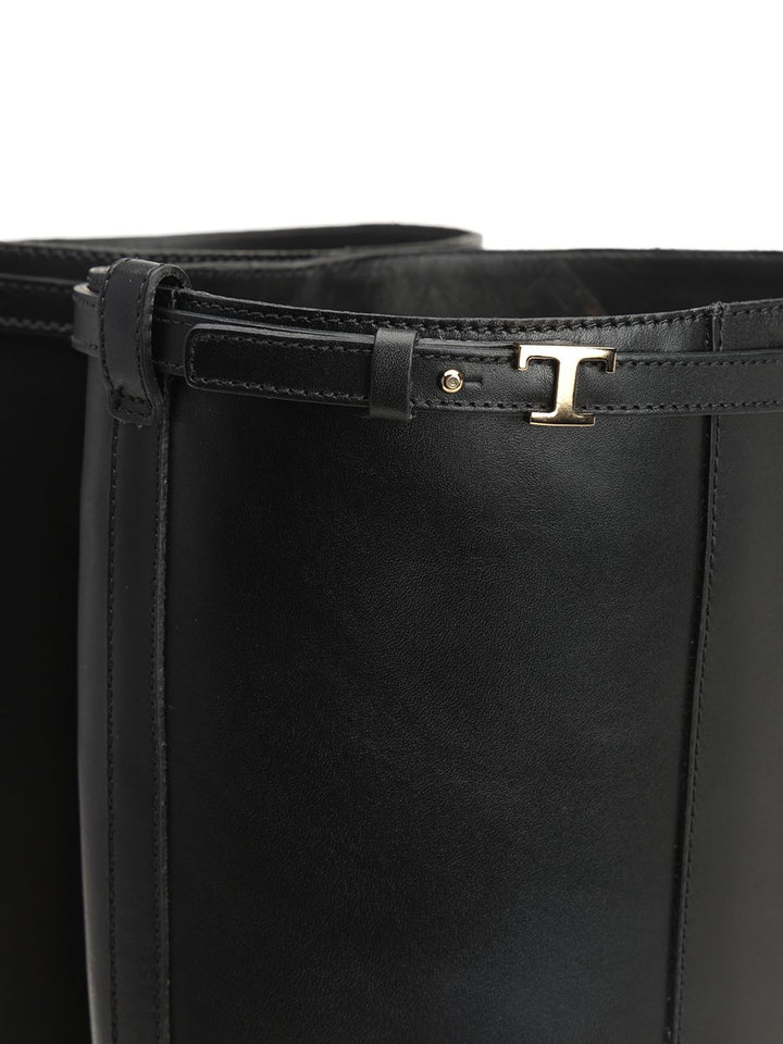 Tod'S Leather Boot Boots - Black | 35ff6eeacc0e037e7c98fb25296de49d3b2160ba