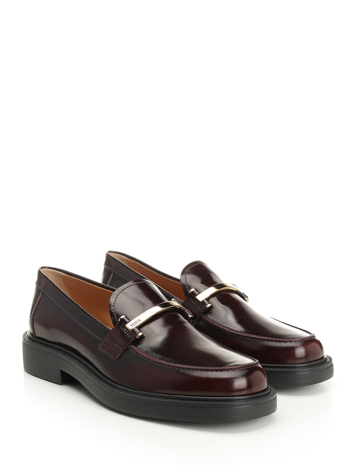 Tod'S Calfskin Loafer Scarpe basse - Bordeaux | 4d506ff93798c4a90a9185b5864004e3a15b1aa1