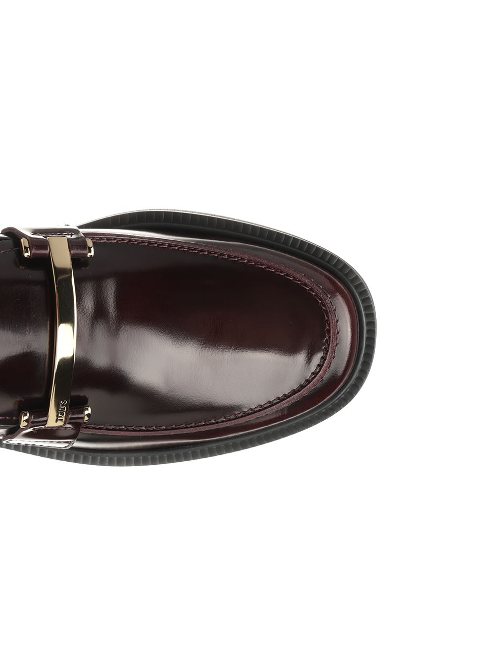 Tod'S Calfskin Loafer Scarpe basse - Bordeaux | 8f54157cfa1034cdae0de14701acabaa1b4ae580