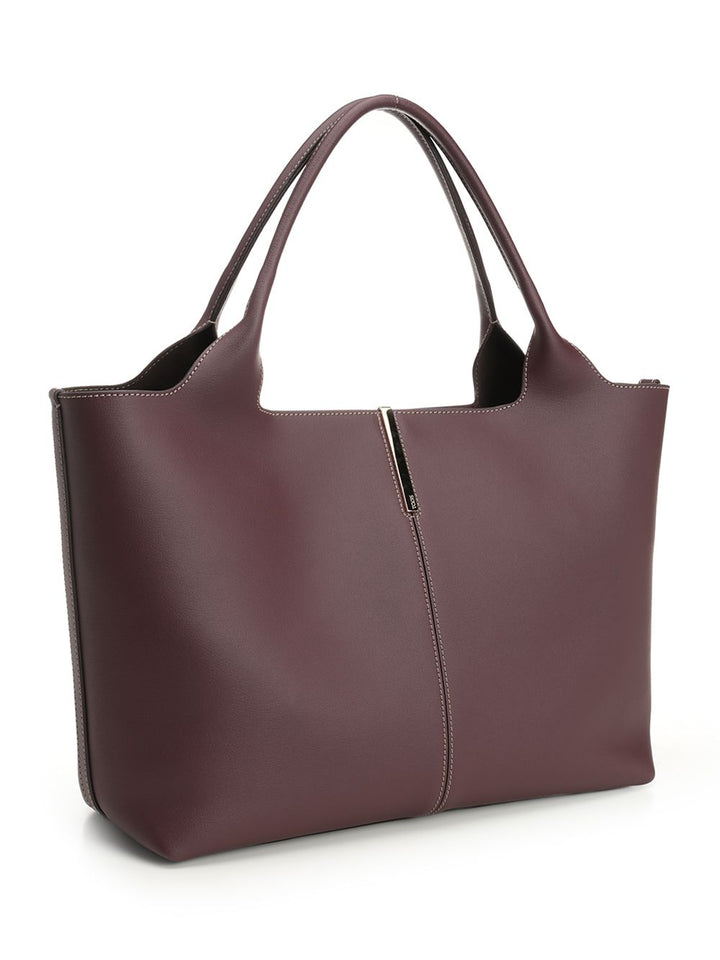Tod'S Small Leather Shopping Bag Handbags - Brown | 117485e3235d8f9d3e5a7dac3877d6dd806e6644