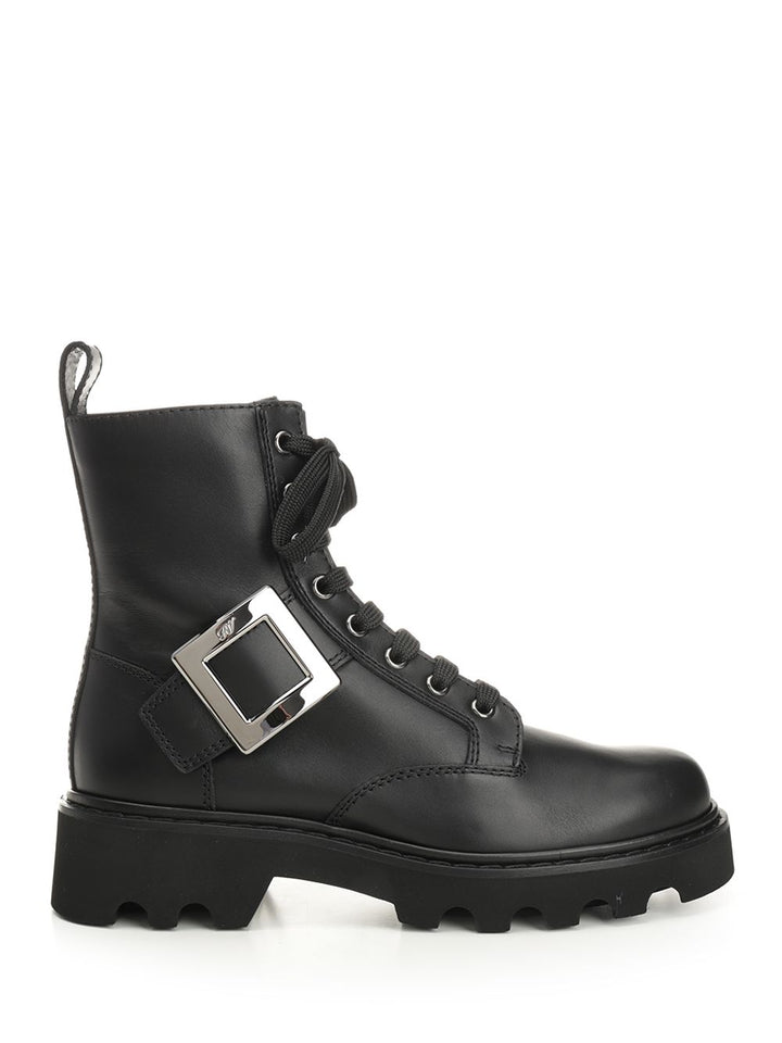 Roger Vivier Rangers Boots - Black | d8e054acf6c2e4f5b845060ac544a1fcdd83bac6