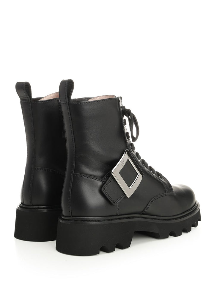 Roger Vivier Rangers Boots - Black | dd608bdf60cf7c4eaff159507d85cf84842c05a7