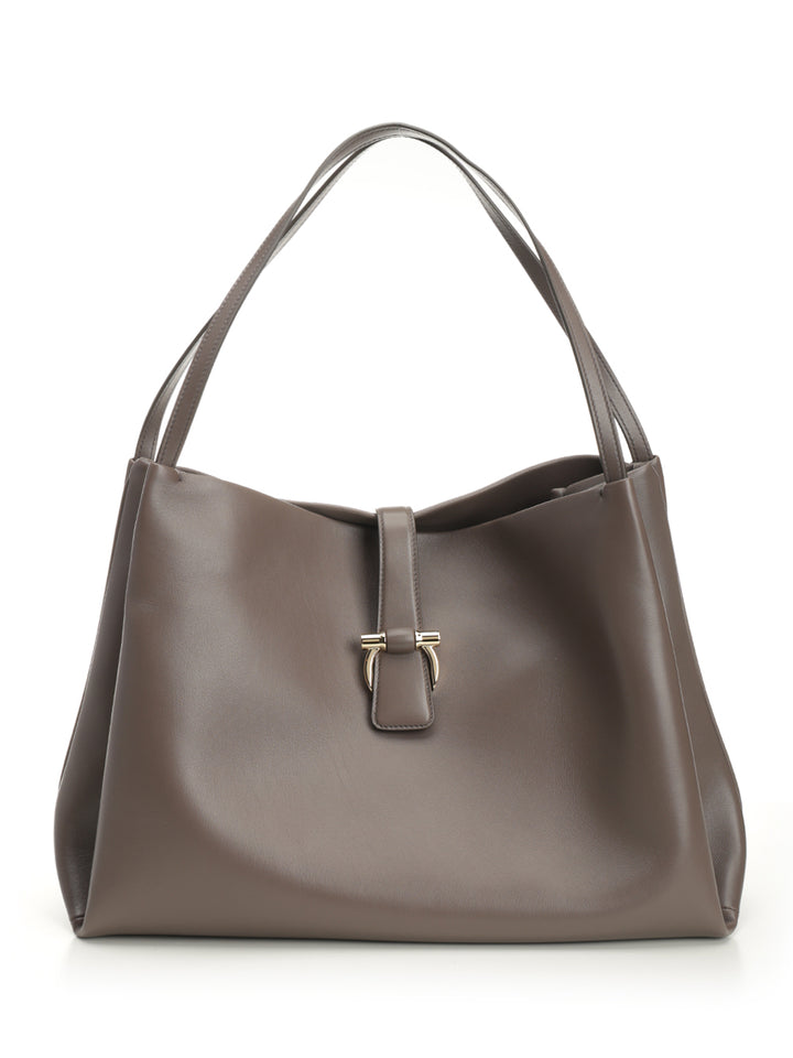 Ferragamo Tote Bag Shoulder Bags - Grey | bd933f1307dc80ca5ff241906587e98dfbe0cb91