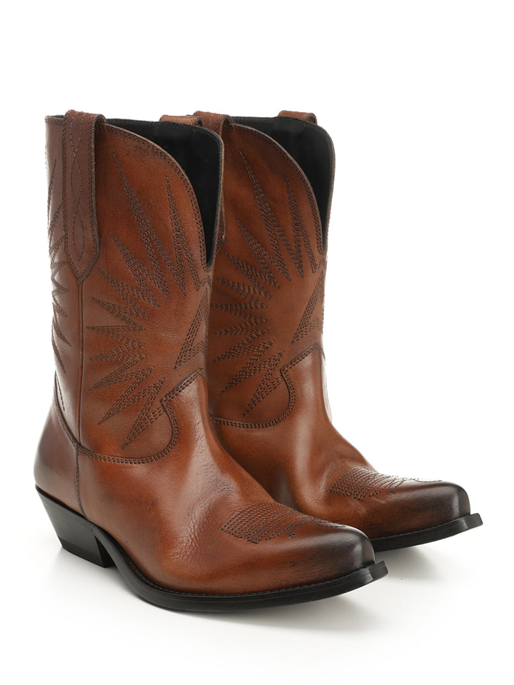 Golden Goose Deluxe Brand Wish Star Boots - Brown | 535c8614e0df839f0100f2955910ce17339c0b22