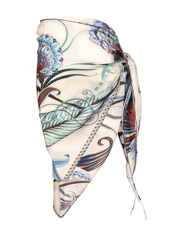 Ferragamo Giada Print Triangle Sarong Skirts - Multicolor | de9027ca352f5a82454e8495057f37fbda714302