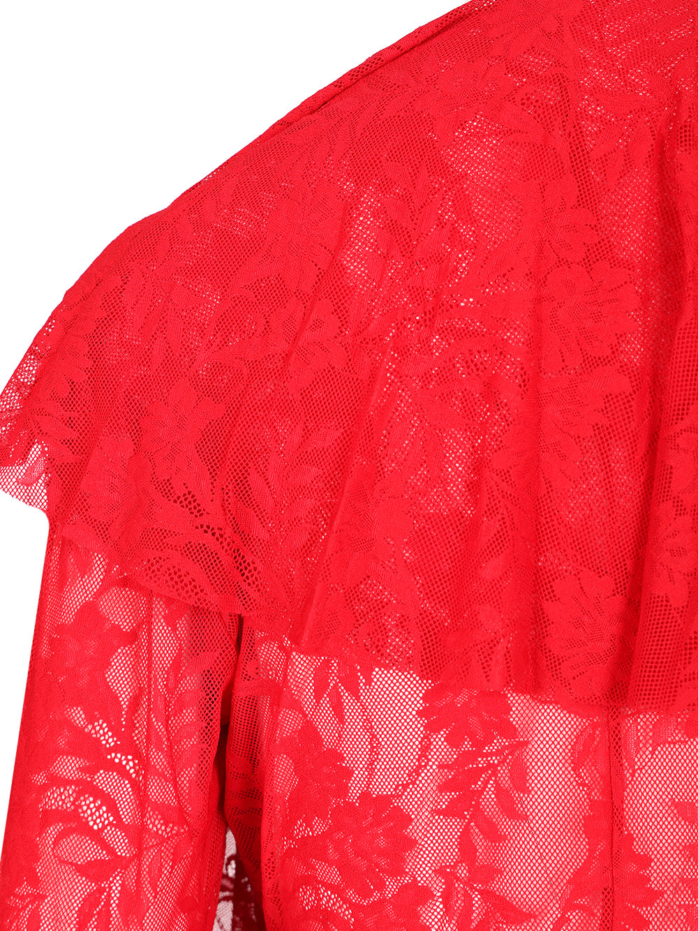 Norma Kamali Ruffle Mini Dress Dresses - Red | 8f2488be6e62ff1d2534650312d3725c20ec2c60