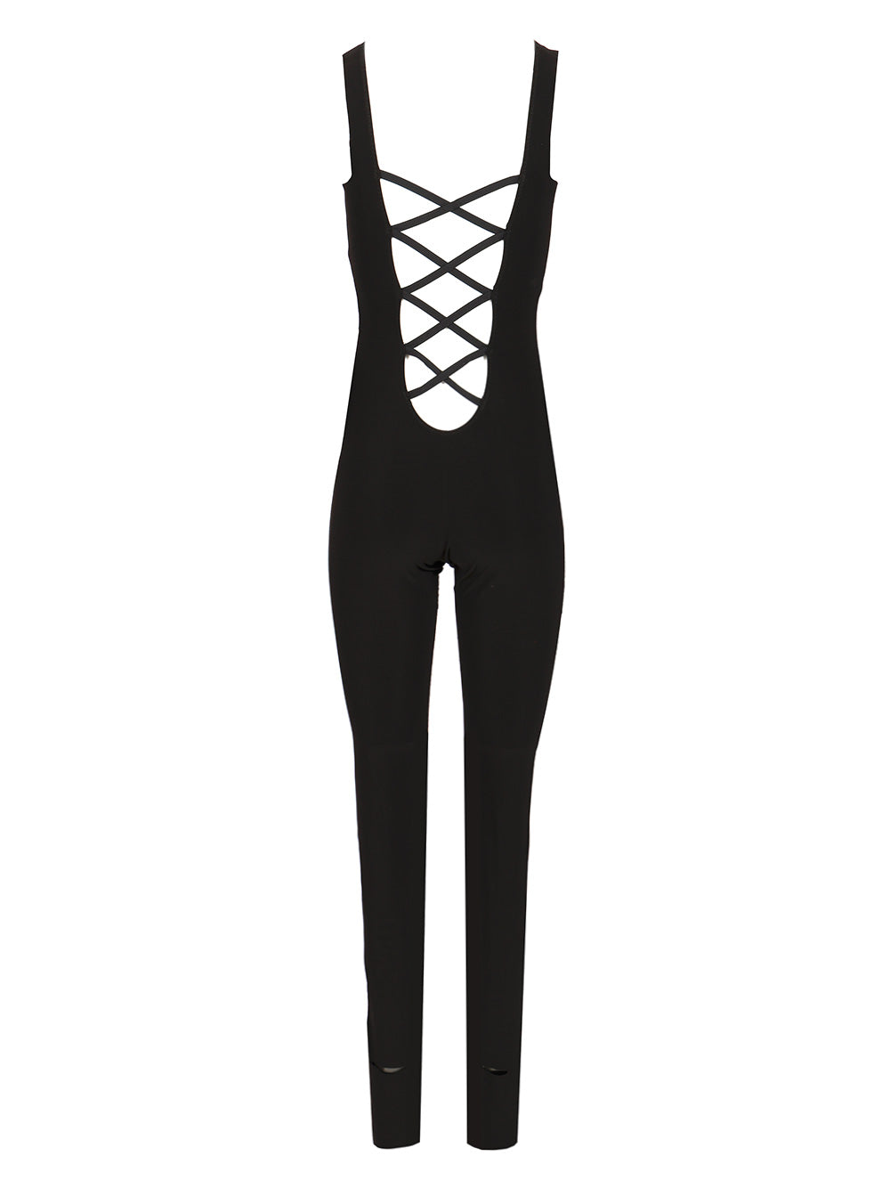 Norma Kamali One-Piece With Cross-Back Details Dresses - Black | 0d7a5a149826c14d4e1663a4b845b70b332787b0