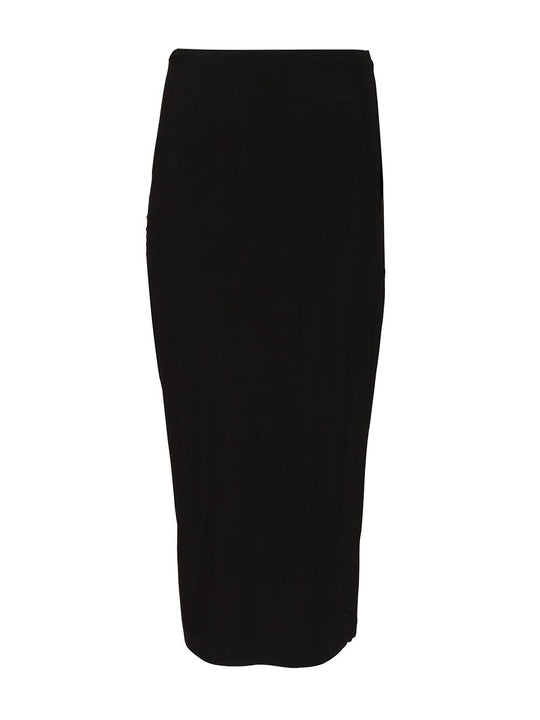 Straight Skirt Skirts Black