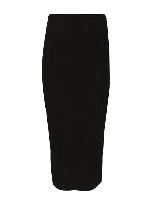 Straight Skirt Skirts Black