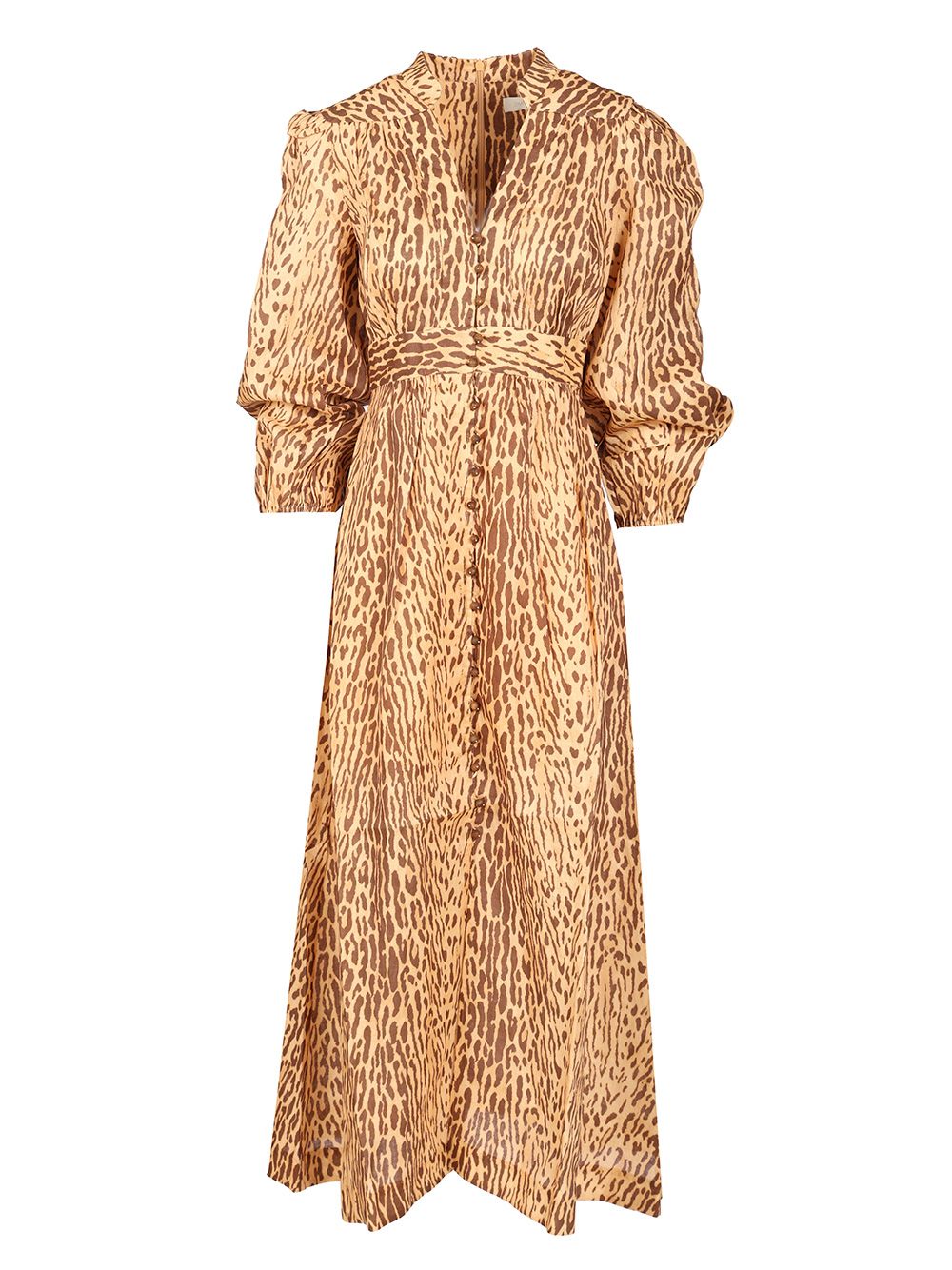 Zimmermann Leopard Print Midi Dress Dresses - Animalier | 3301c2133a4860e51e5193c1da111481af02d1e6