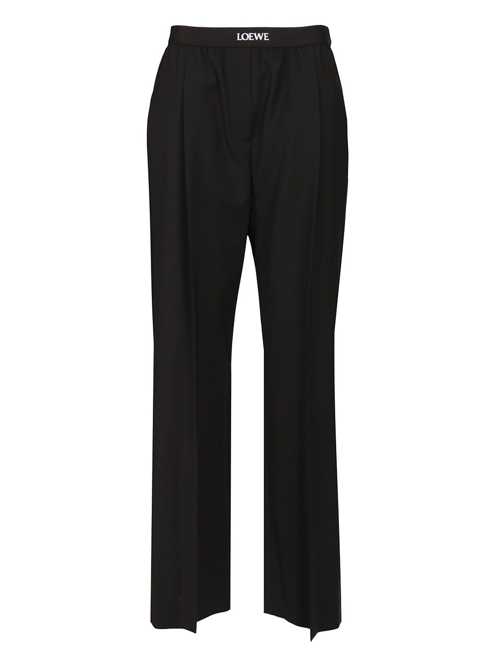 Loewe Tailored Wool Trousers - Black | e8b33ad23bd9a598fd325a404d069281013a708d