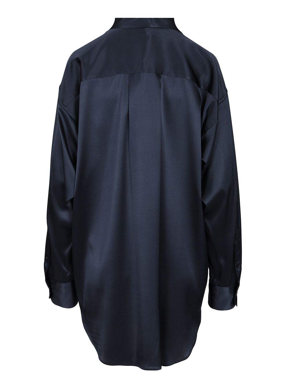 Tom Ford Stretch Silk Satin Shirt Shirts - Blue | 9d523931cdd1ab235979624a0c4e7d534be3bc00