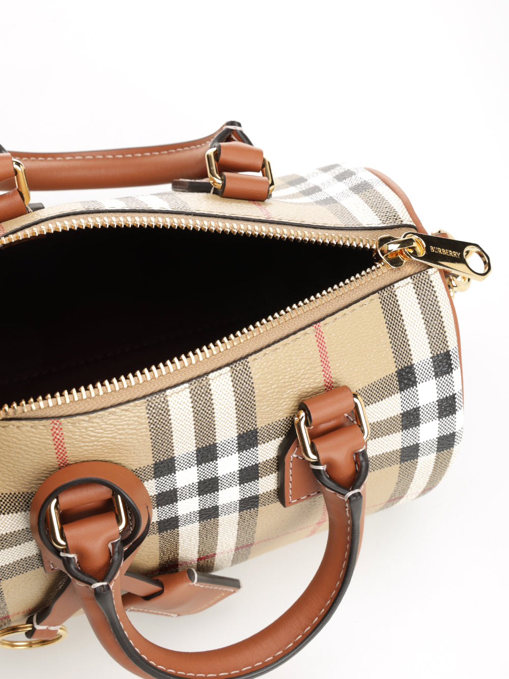 Burberry Mini Check Bowling Bag Handbags - Multicolor | eda0c51b23f73d28c815d70cbc5959fc9dba40eb