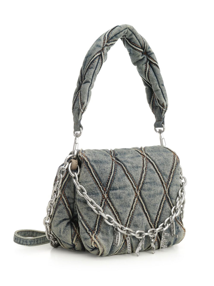 Diesel Charm-D Shoulder Bags - Blue | cf53fedf58cfd68543f99846deedce5f2aaf9117