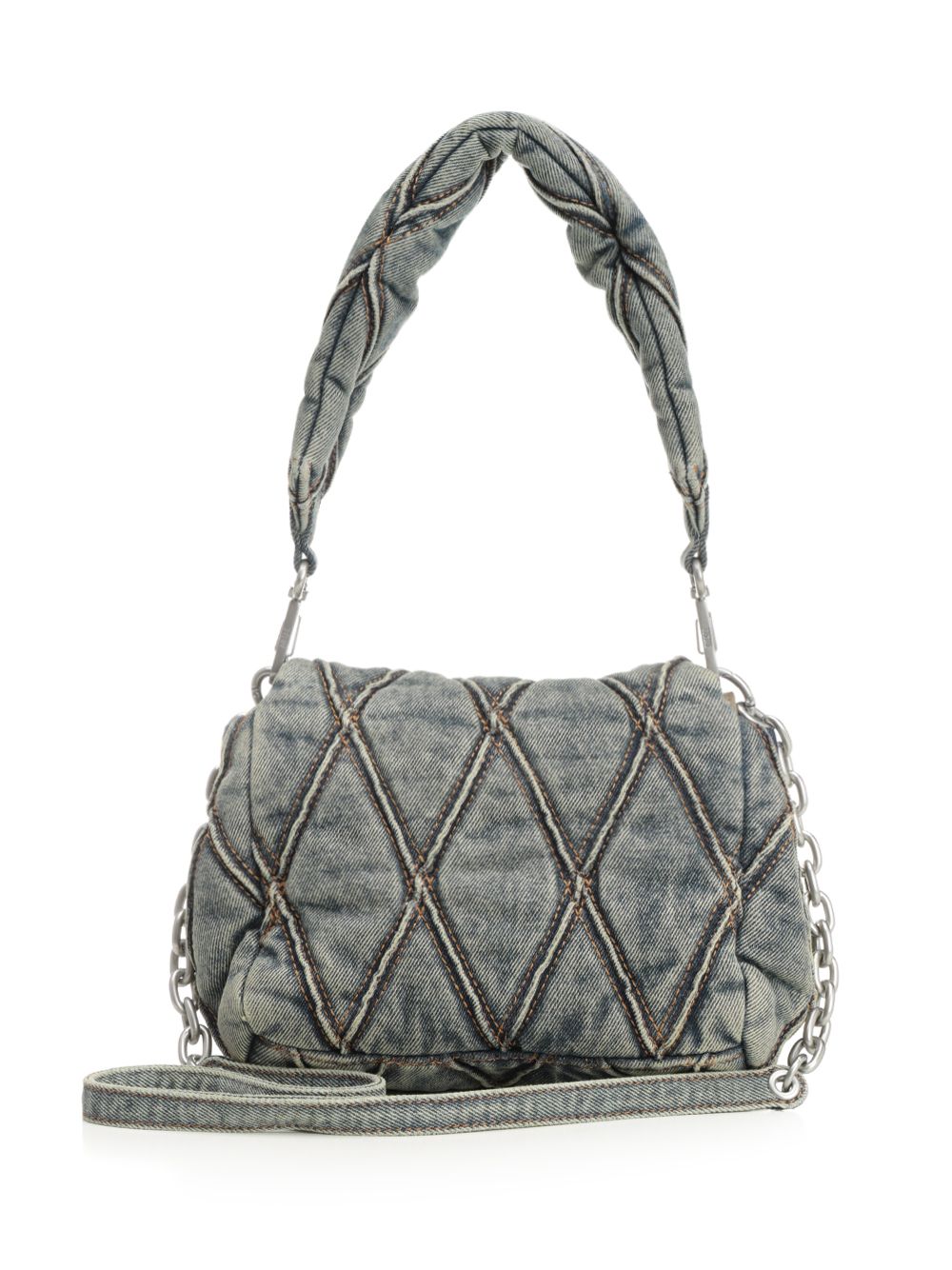 Diesel Charm-D Shoulder Bags - Light blue | 8e6c34da50d23f7e955dd6d48821576da89bc7ef