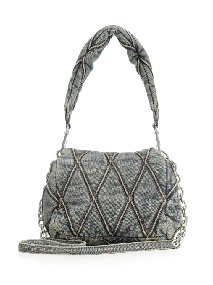 Diesel Charm-D Shoulder Bags - Black | 8e6c34da50d23f7e955dd6d48821576da89bc7ef