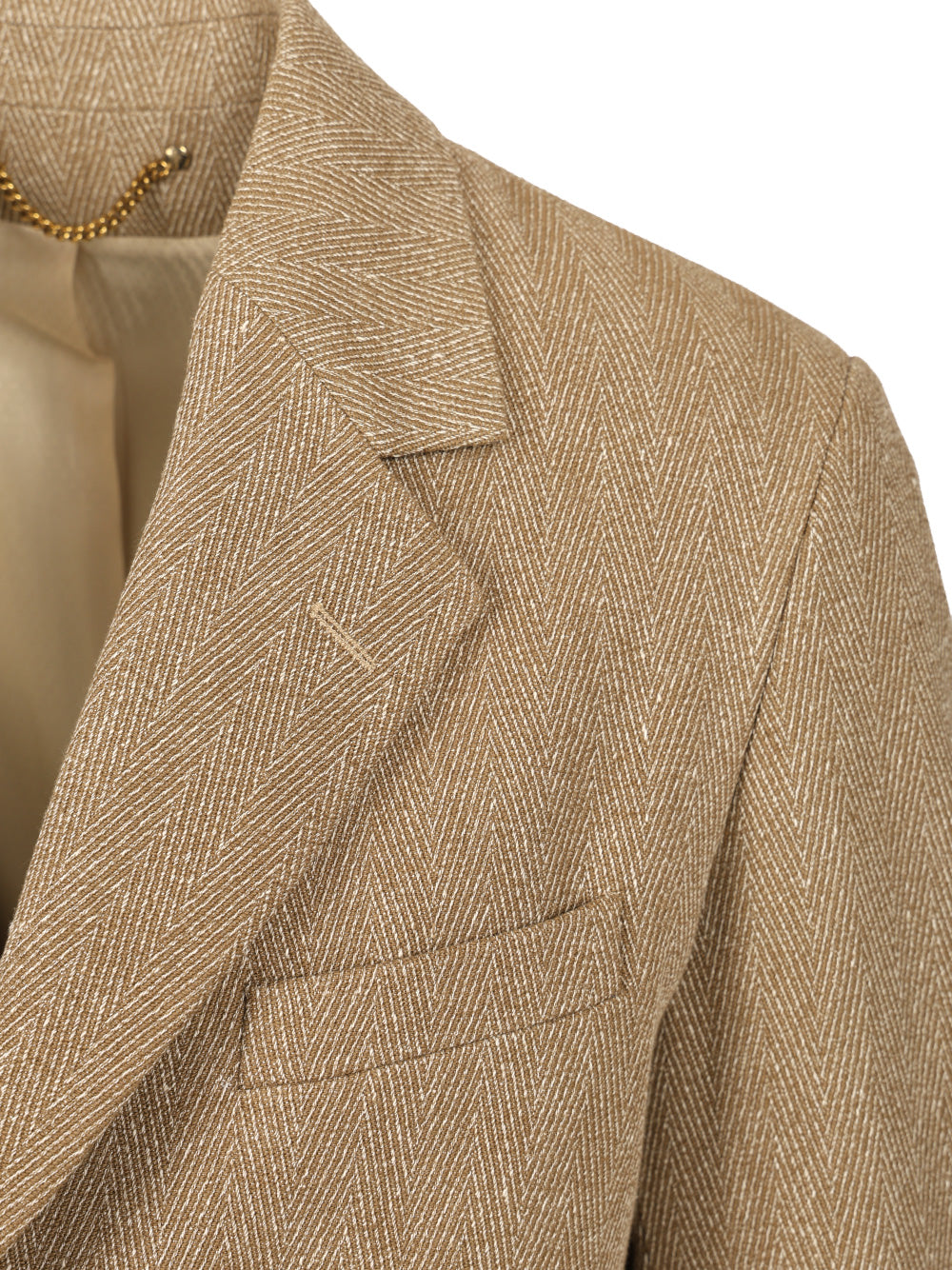 Golden Goose Deluxe Brand Single-Breasted Chevron Linen Blend Blazer Jackets - Multicolor | ba7e93d94897a006ed4e10fa7b2d983b89b44091